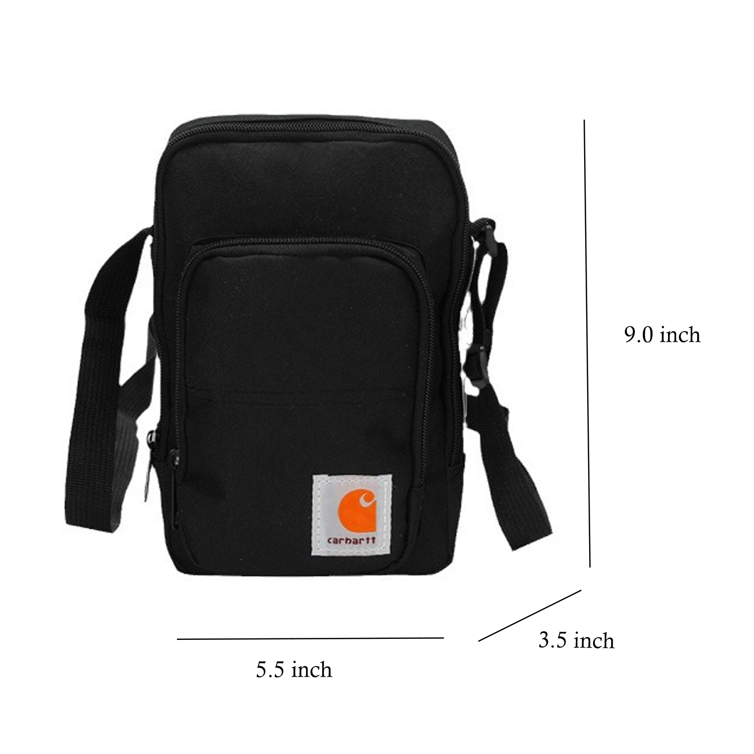 Stylish Durable Polyester Crossbody Bag W/ Key Fob 6