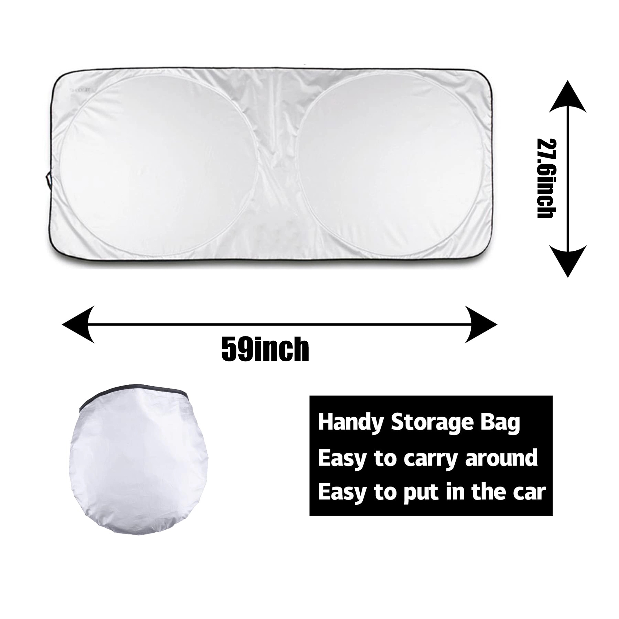 Foldable Car Sunshade Protector Cover 5