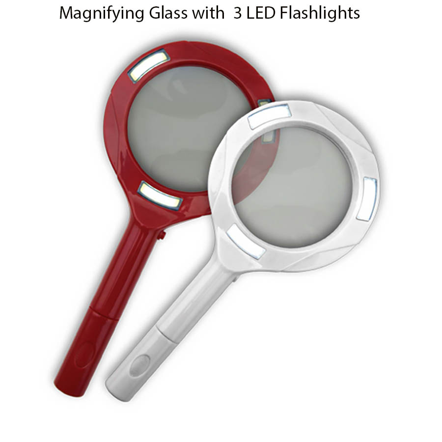 2XPower ExecutiveMagnifying Glass with3 LED Flashlights 3