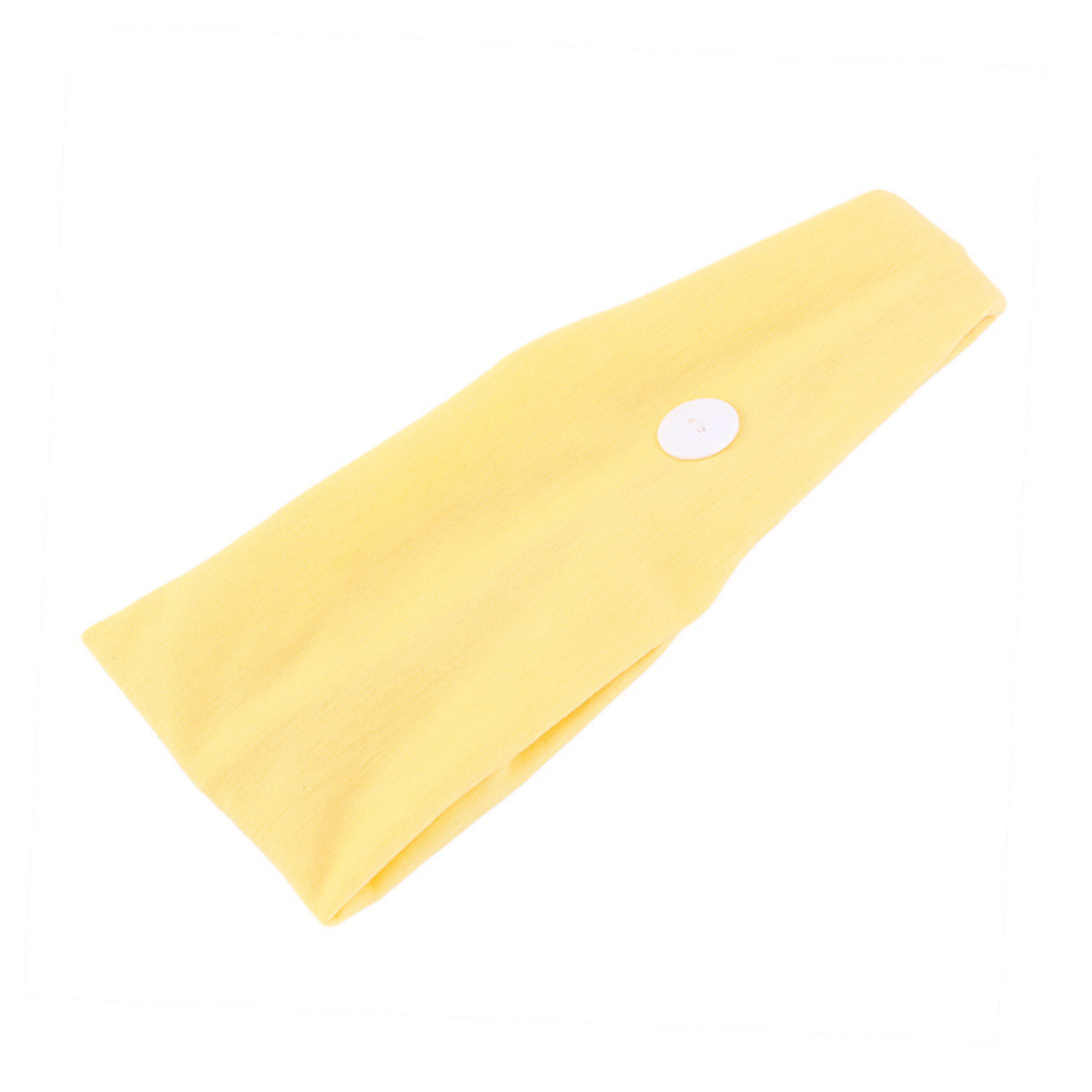 Cotton Sweatband With Mask Button Holder 14