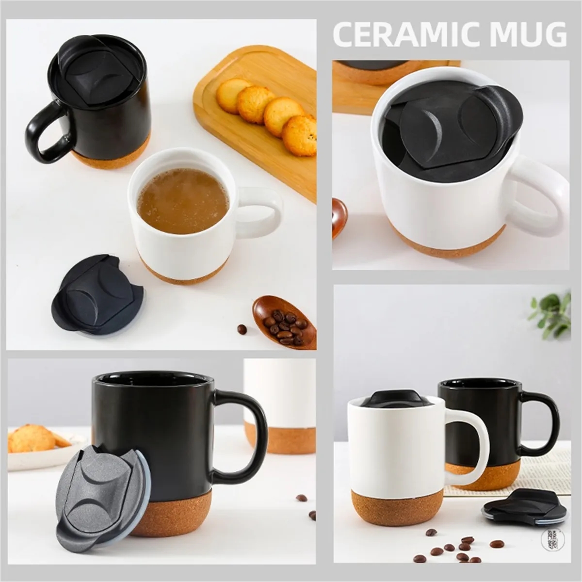 Cork Bottom Ceramic Mug 3