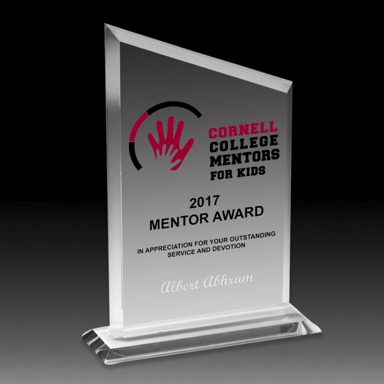 Screen Printed Billboard Award (5 1/2"x 8 3/4"x 3/8") 5