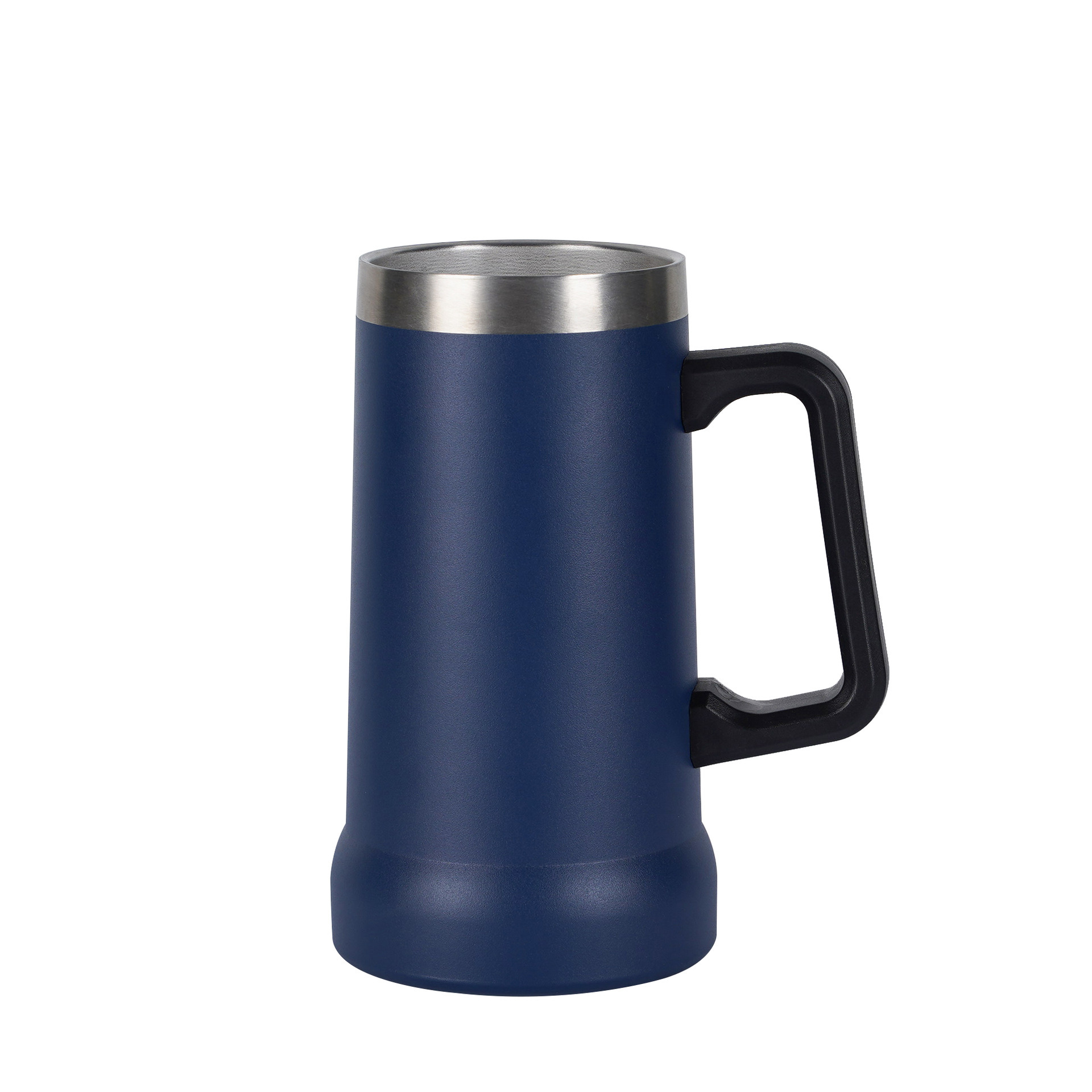 24 oz Stainless Steel Insulated Big Grip Beer Stein Mug 7