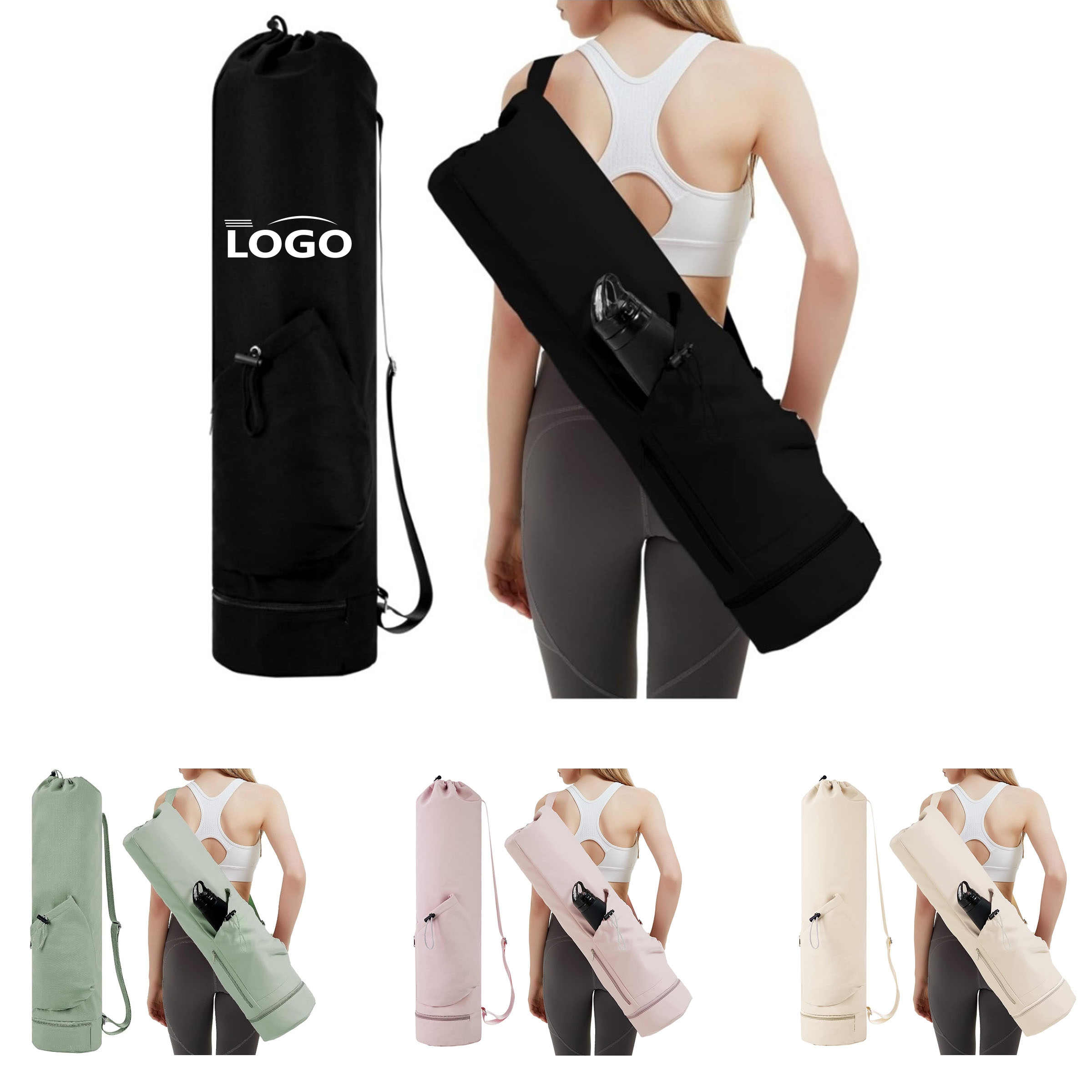Multi-Purpose Yoga Mat Bag with Adjustable Shoulder Strap 3