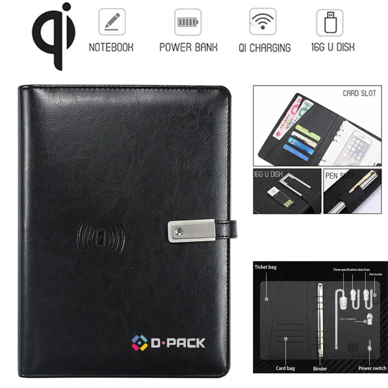 A5 Notebook With 8000 mAh Power Bank & 16GB U Disk 9