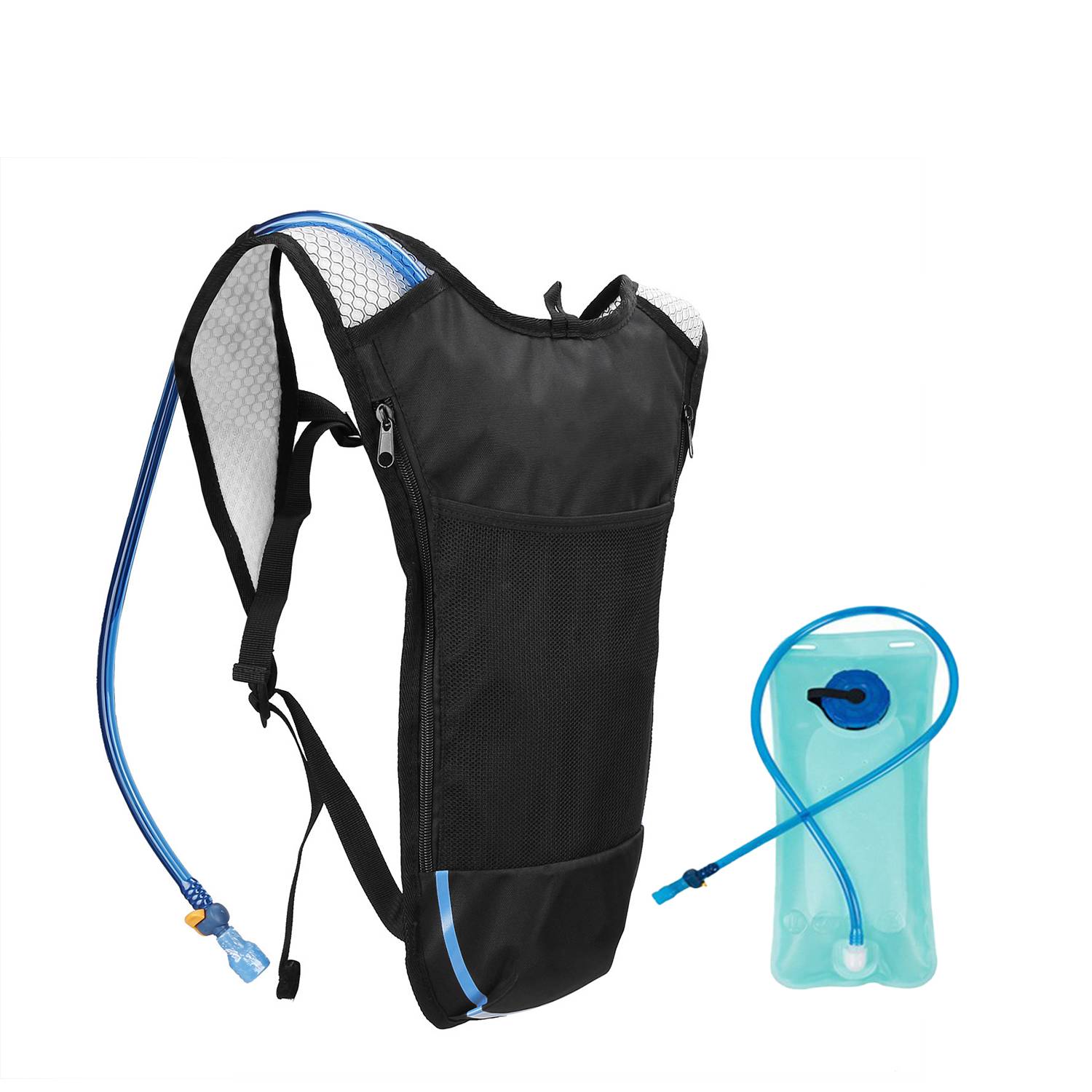 2L Hydration Pack Nylon Water Backpack for Hiking Biking 4