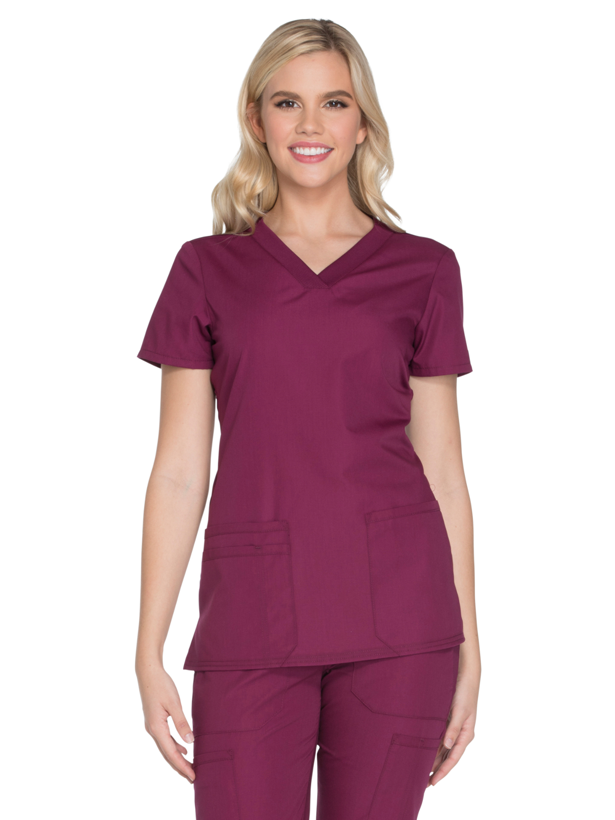 Cherokee - Workwear Originals - Women's 2-Pocket V-Neck Top 16