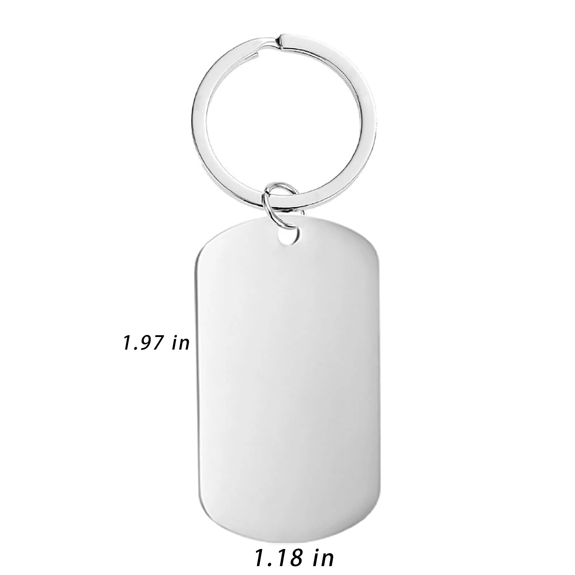 Stainless Steel Keychain With Logo For Carrying 4