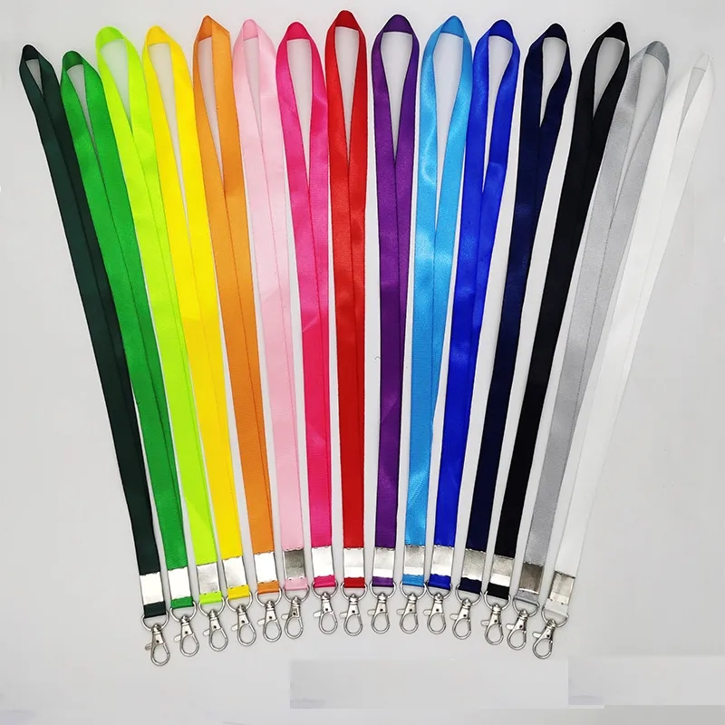 Coloured webbing ID badge lanyard 2