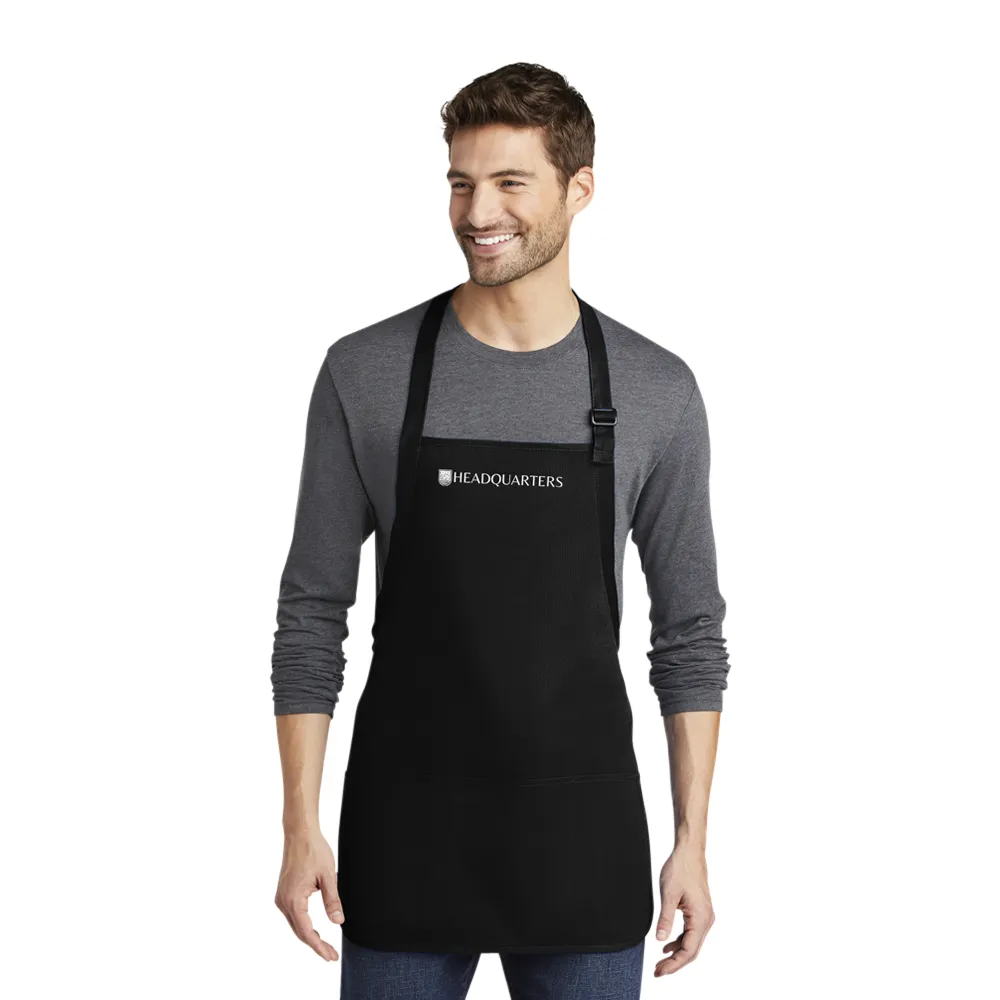 Port Authority Medium-Length Apron with Pouch Pockets 13
