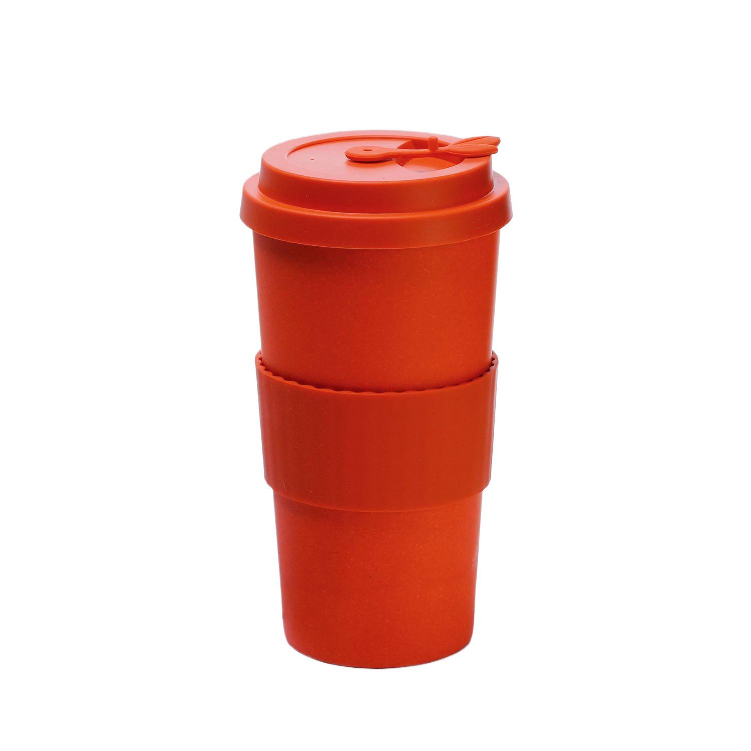 17oz Leak Proof Silicone Coffee Cup w/ Lid 3