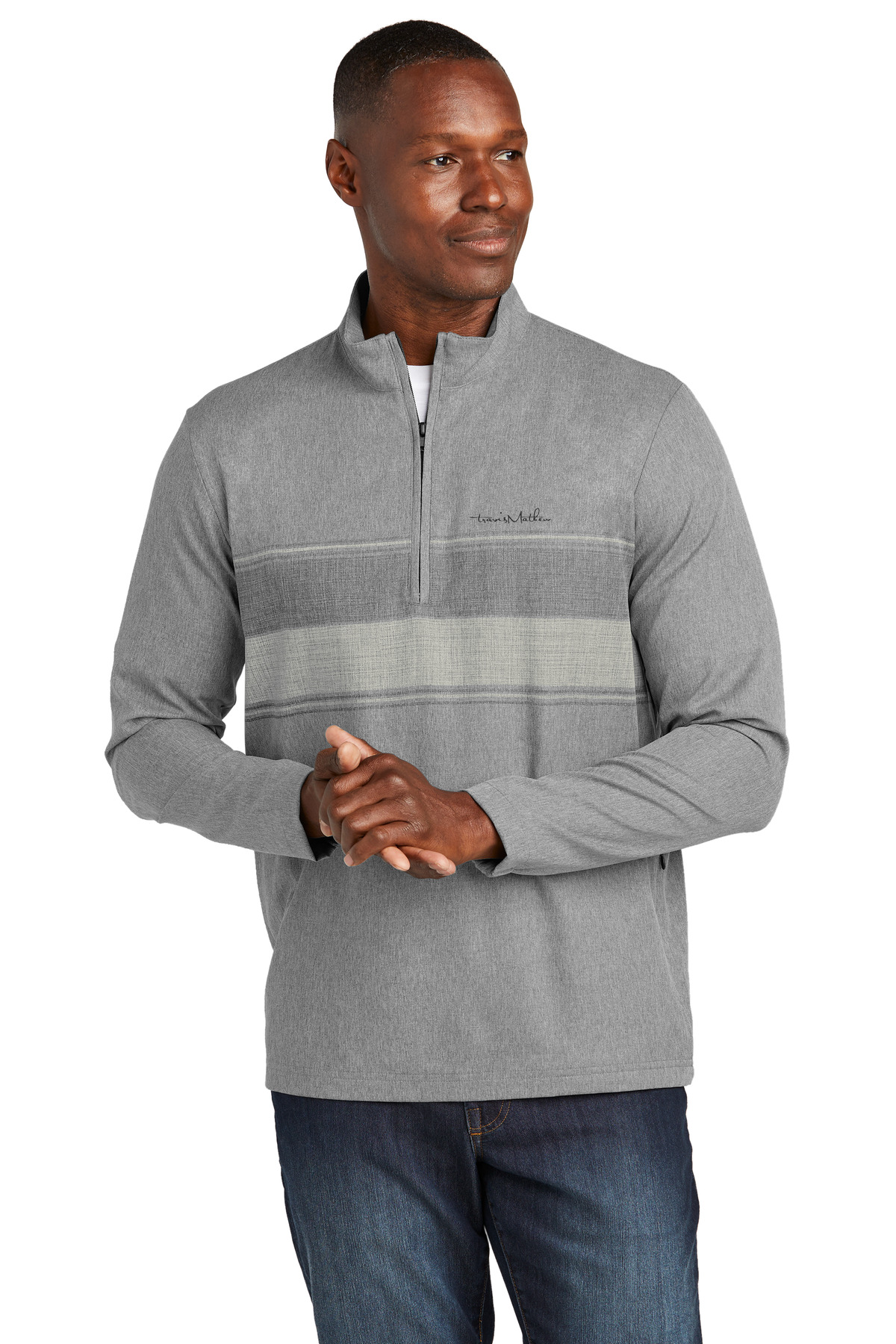 TravisMathew Balboa Chest Stripe 1/4-Zip TM1MZ340 4