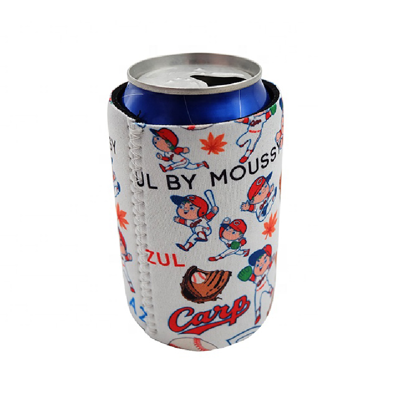 Custom Full Color Neoprene Can Cooler, custom koozie with logo imprint 2