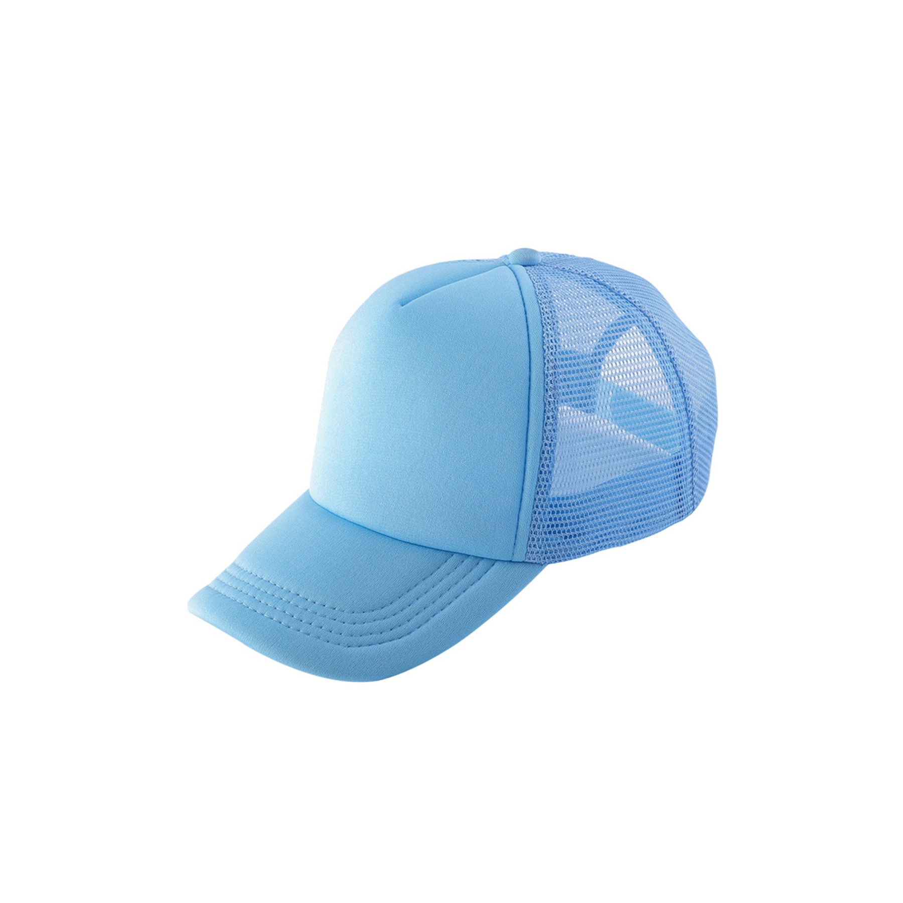 Curved Visor Baseball Cap W/ Mesh Back 9