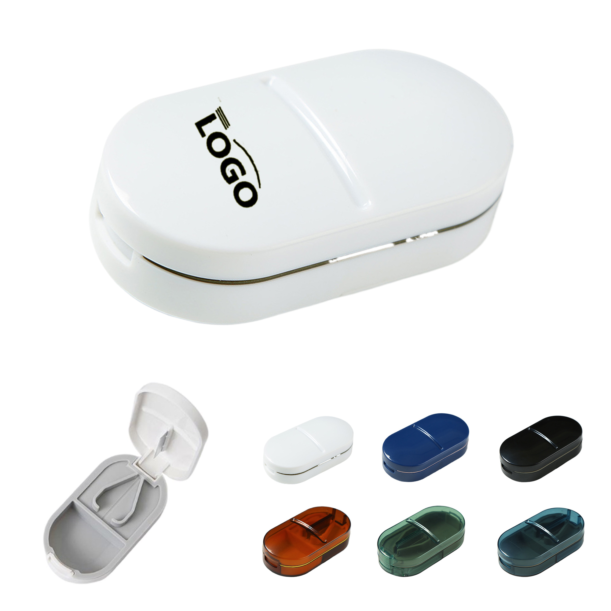 Compact Pill Cutter With Storage Box 6