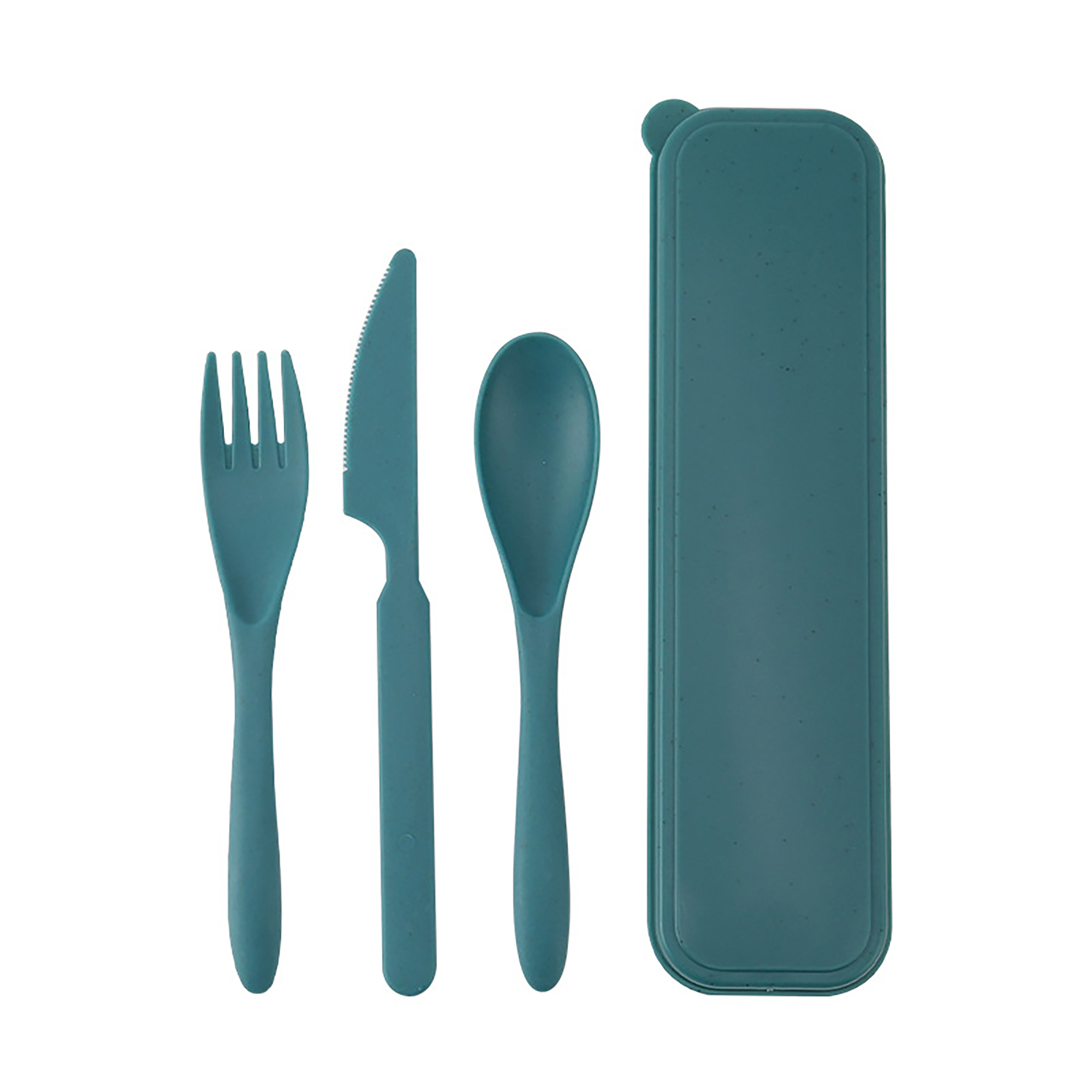 Eco-Friendly Wheat Straw Travel Cutlery Set 7