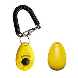 Durable Metal Pet Sound Clicker With Elastic Band 2