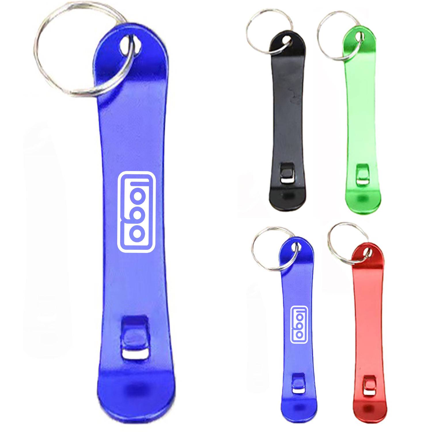 Skateboard Shape Bottle Opener Key Chain 2