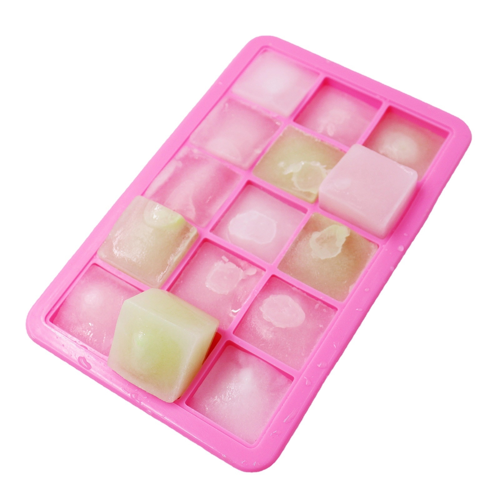 Custom Silicone Baby Food Storage & Ice Cube Freezer Tray 10