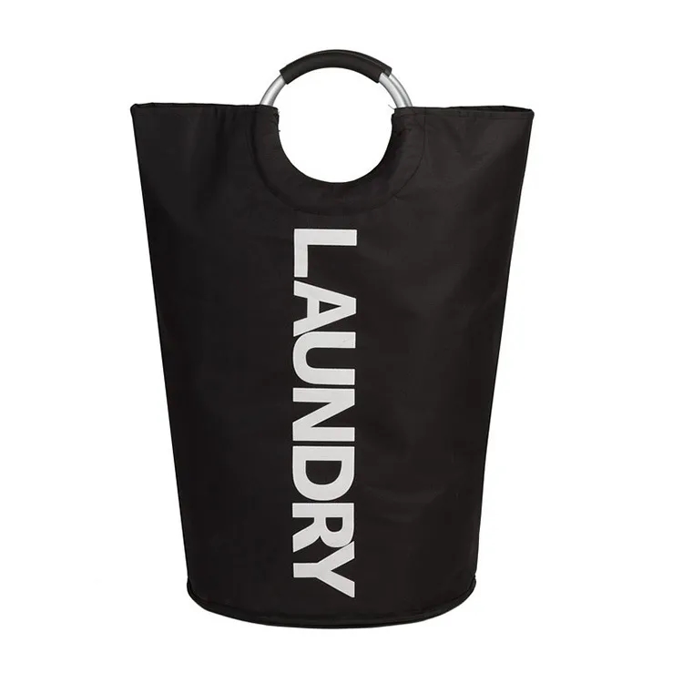 90L Large Laundry Basket Waterproof Clothes Bin Collapsible 6