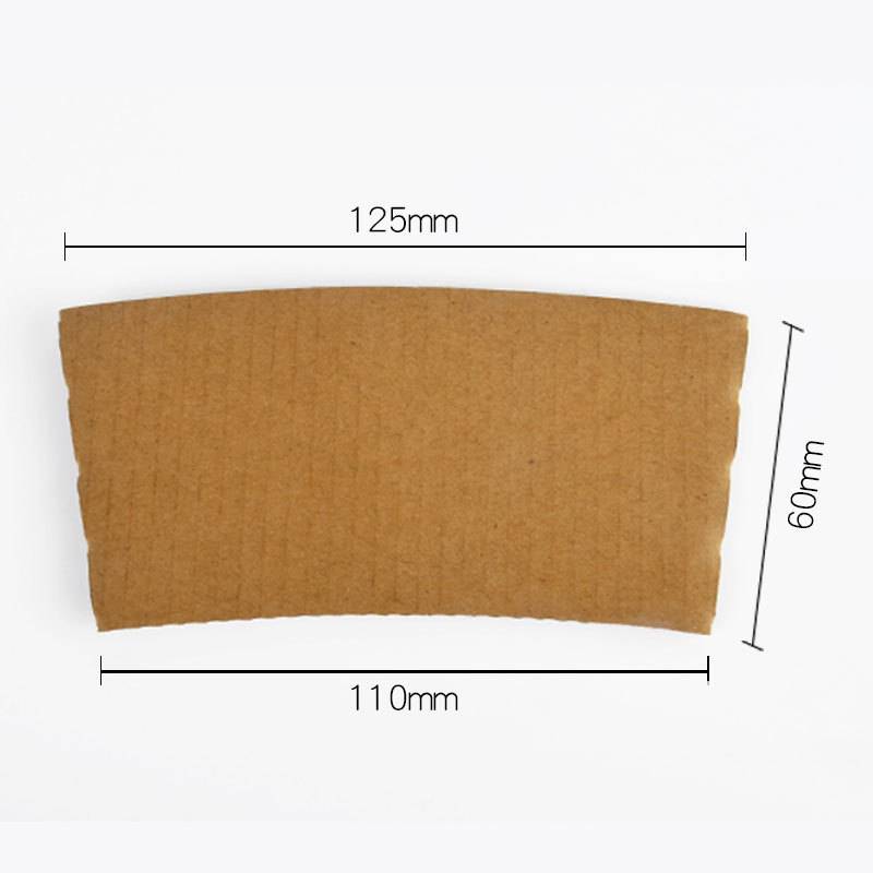 Custom Disposable Corrugated Cup Sleeve 3