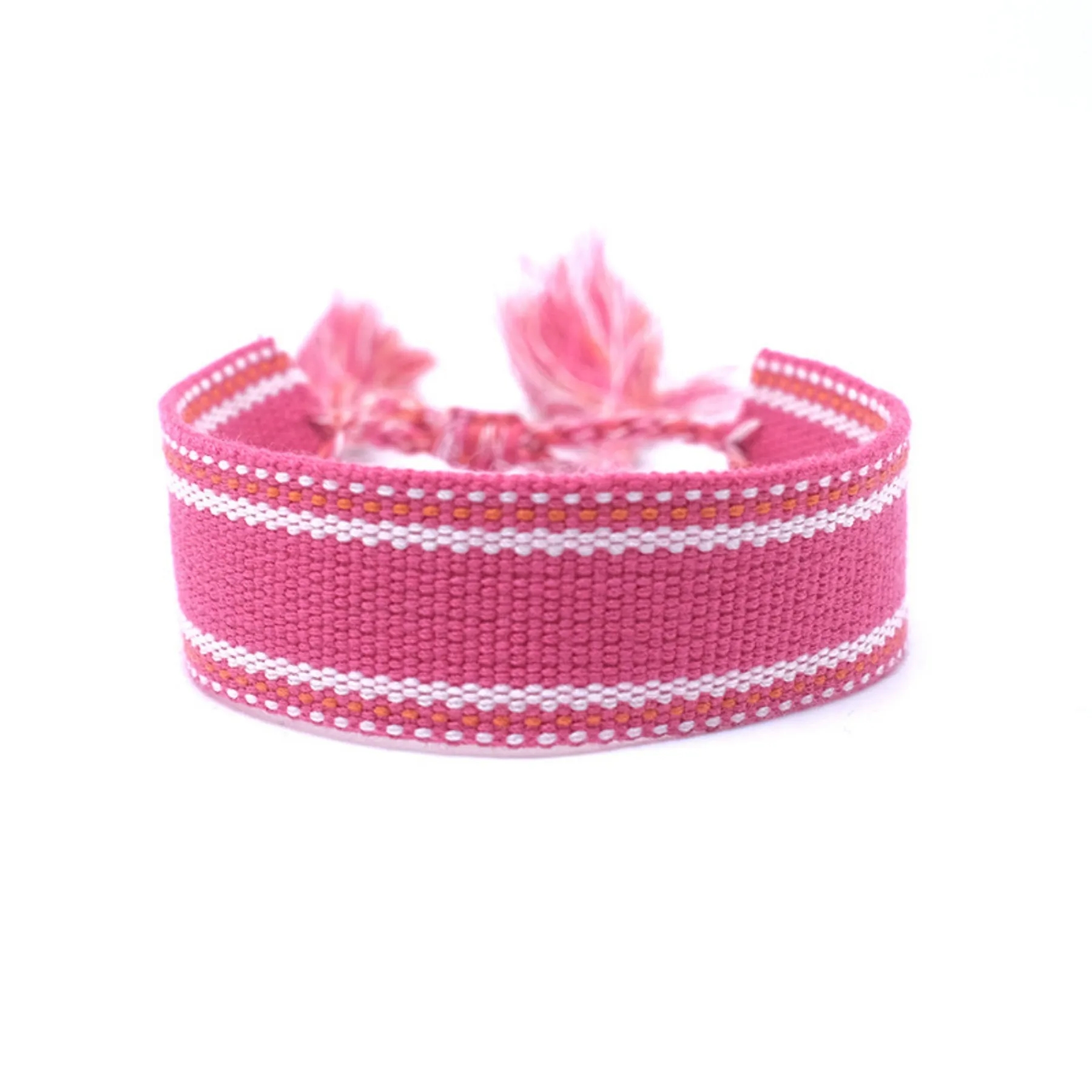 Woven Embroidery Tassel Bracelet 16