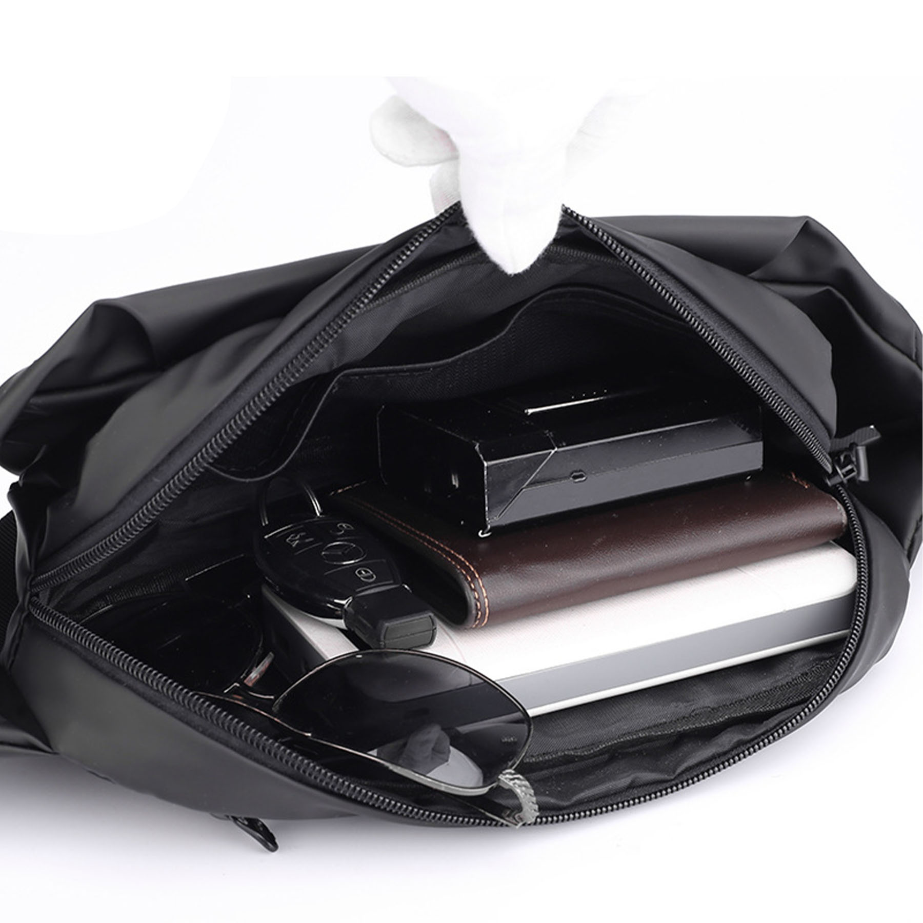 Nylon Waterproof Cross Body Bag Fanny Pack 6