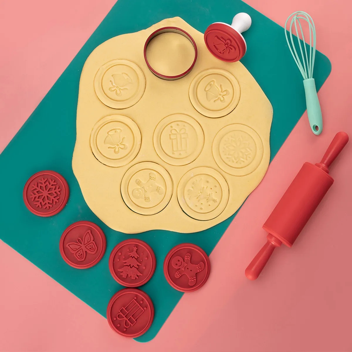 Silicone Cookie Stamp Set 2