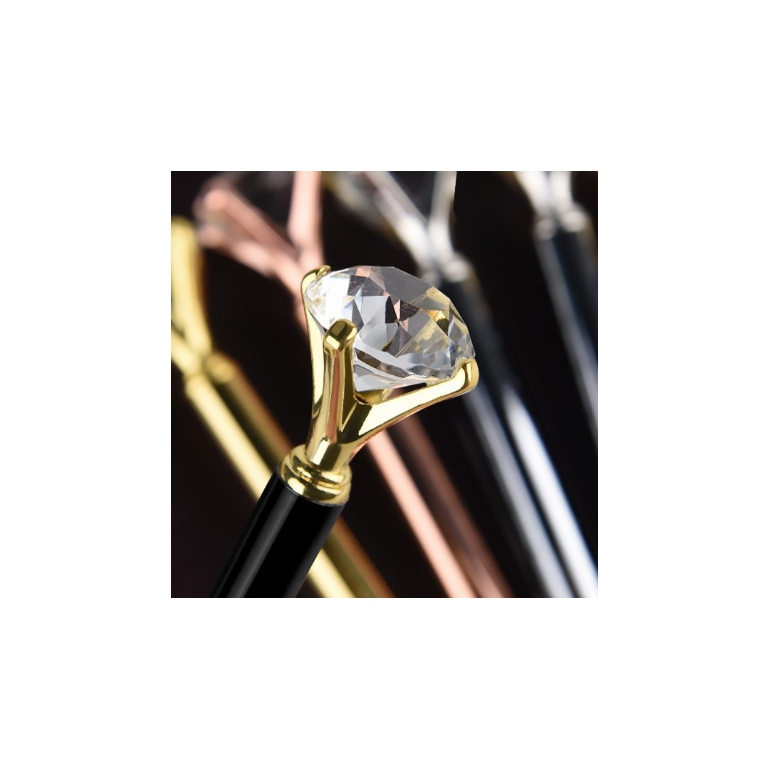 Crystal Metal Ballpoint Pen for School/ Office 5
