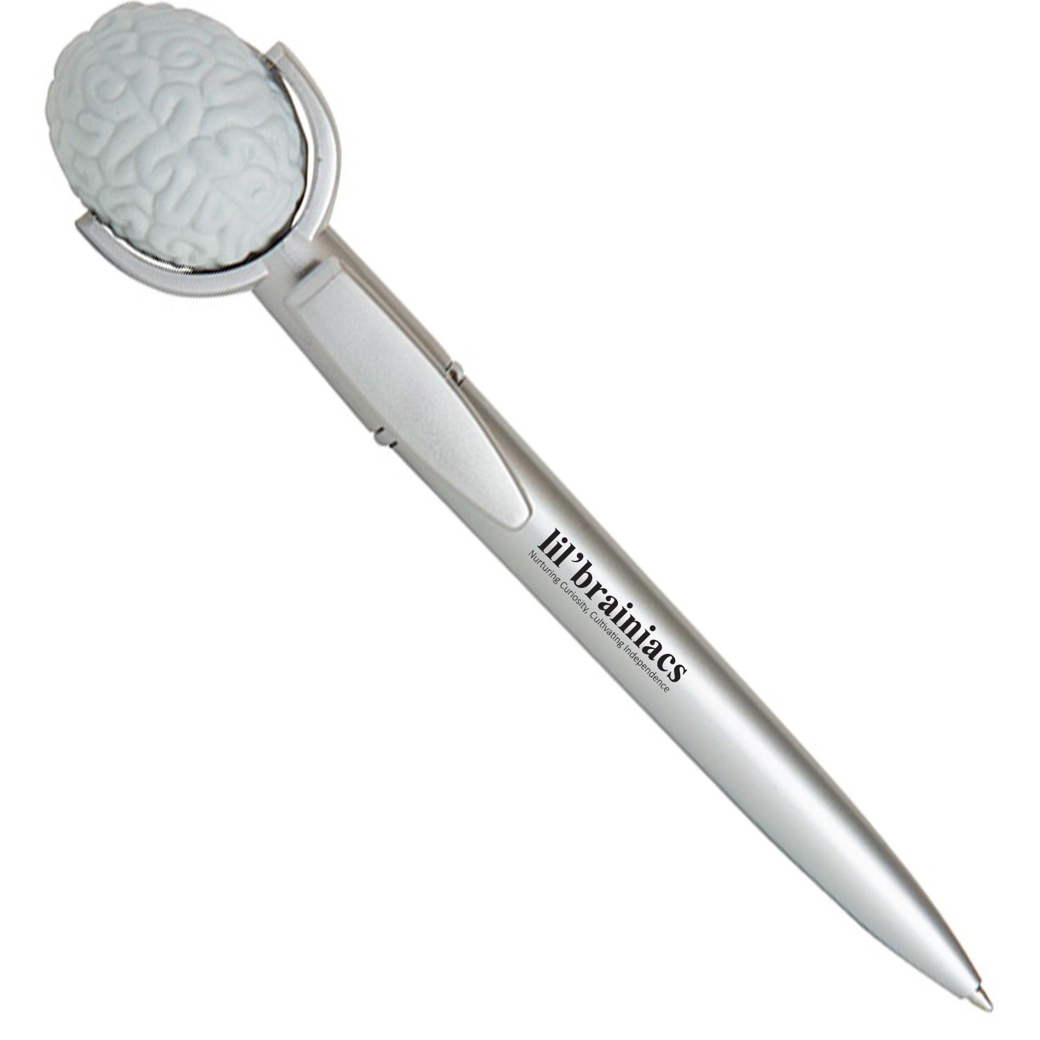 Brain Specialty Pen w/Squeeze Topper 3