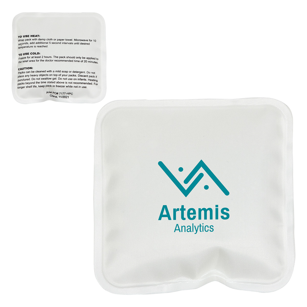 Square Nylon-Covered Hot/Cold Pack 23