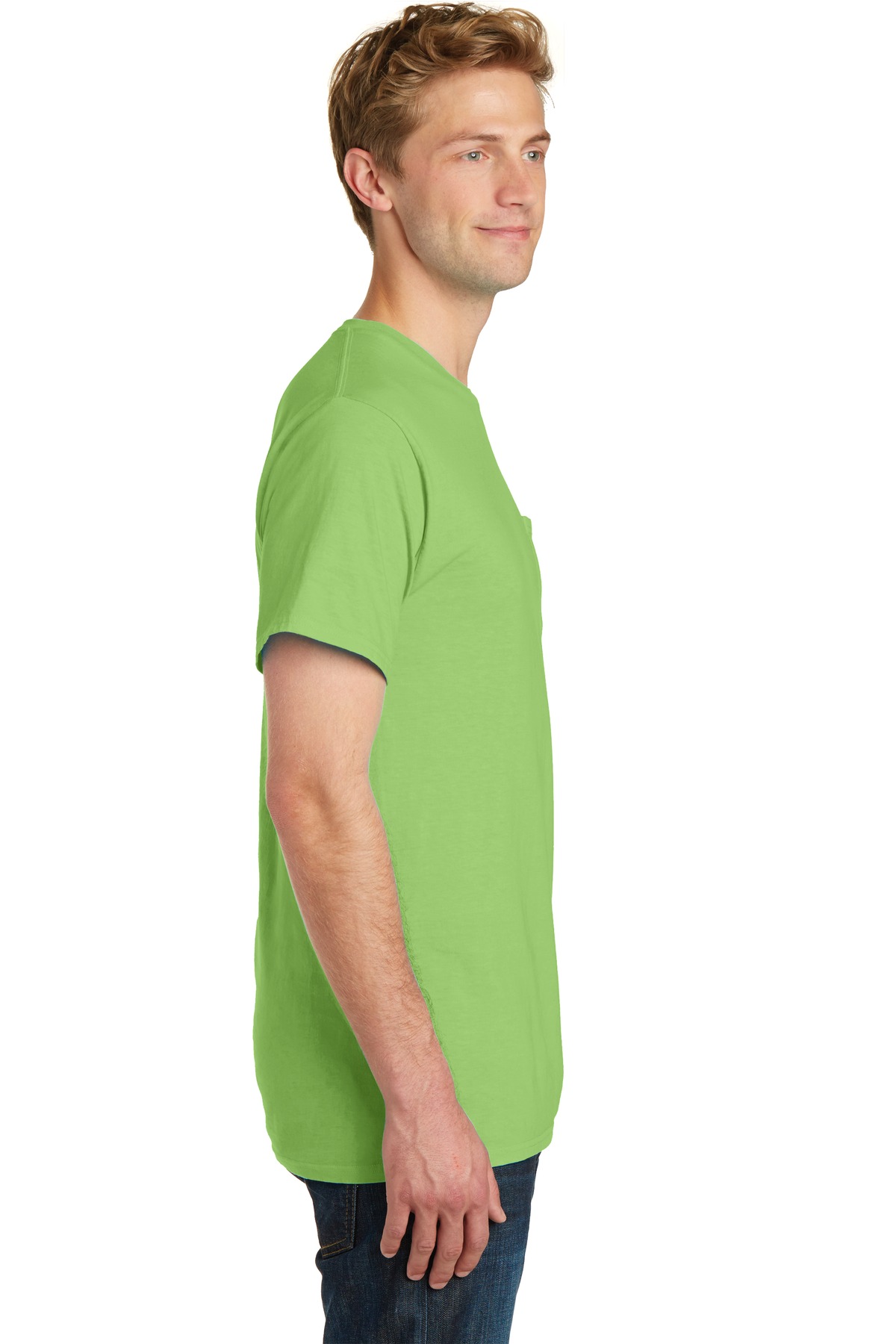 Port & Co Beach Wash Garment-Dyed Pocket Tee. PC099P 56