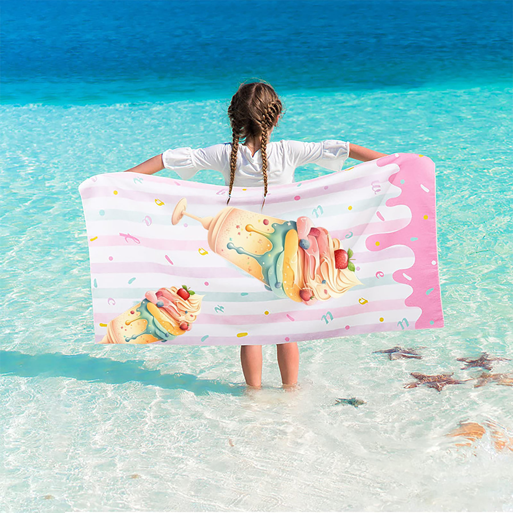 Full Color Microfiber Beach Towel 4