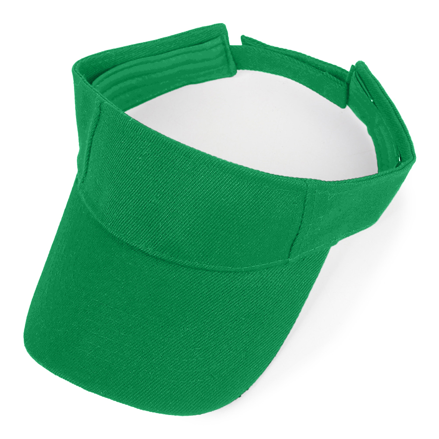 Kids' Stock Solid Color Polyester Visor - Sports Style 2