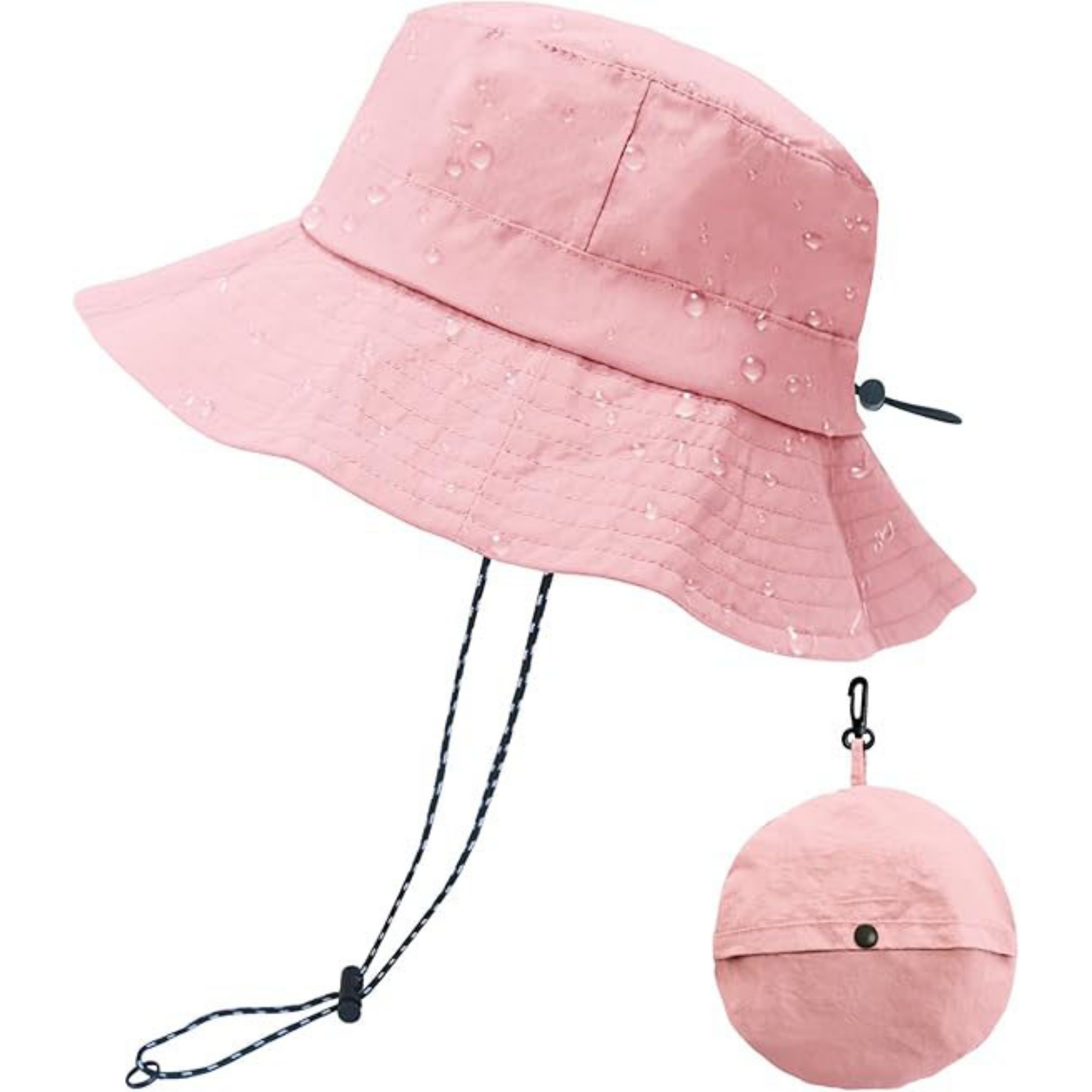 Detachable Quick Dry Waterproof Sun Bucket Hat 9
