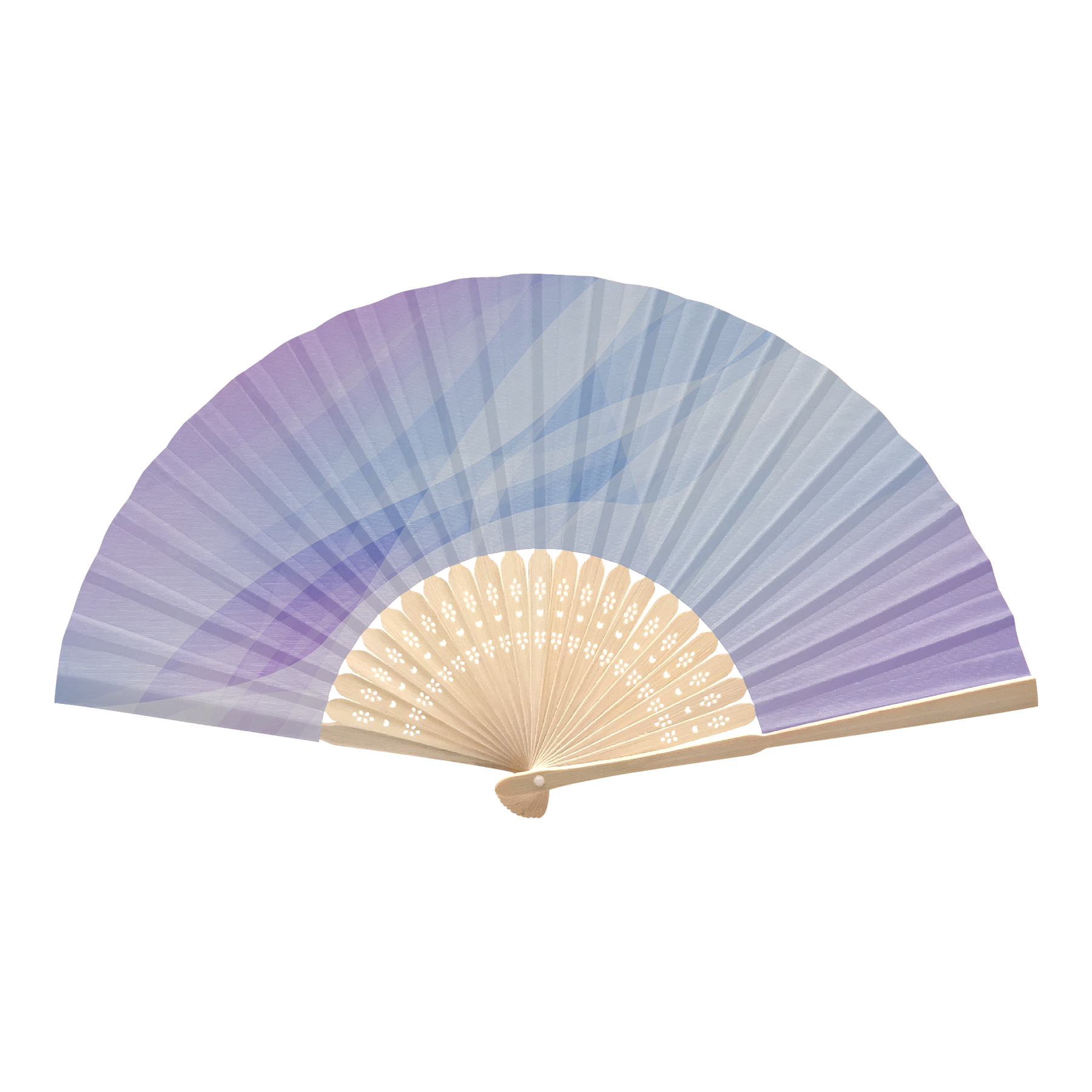 Bamboo Handle Folding Fans 13