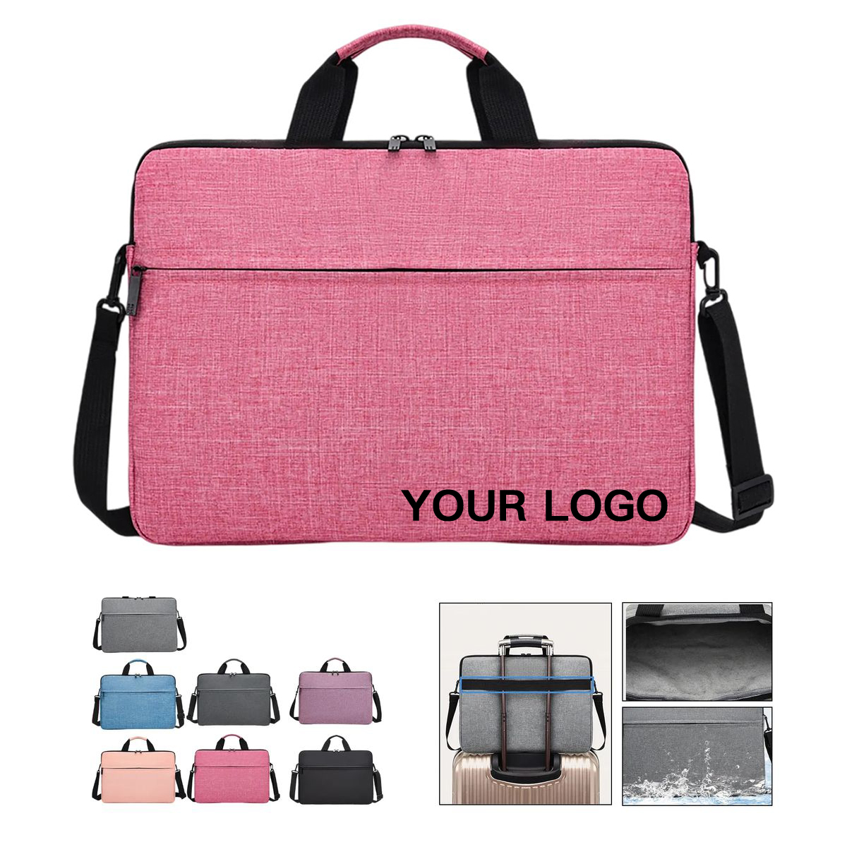 Durable Travel Laptop Bag Fits 15.6 Inch Computer 6