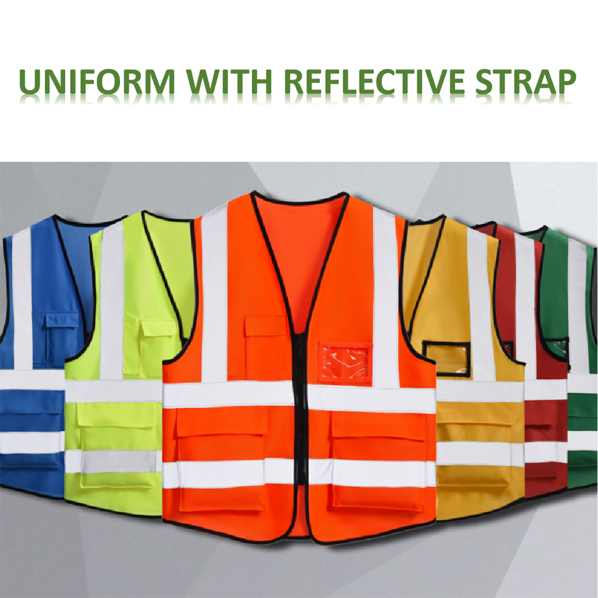 Reflective Safety Vest With Multiple Pockets 2