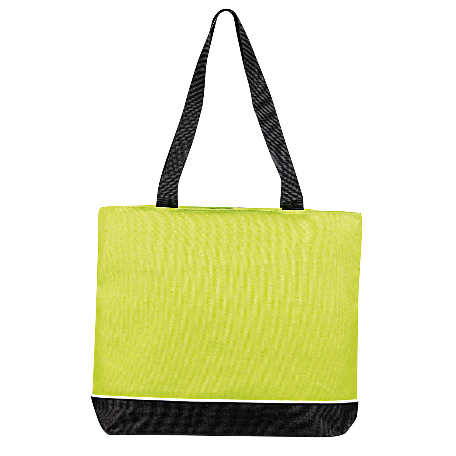 Zipper Shoulder Tote Bag with Full Top Zipper Gusset