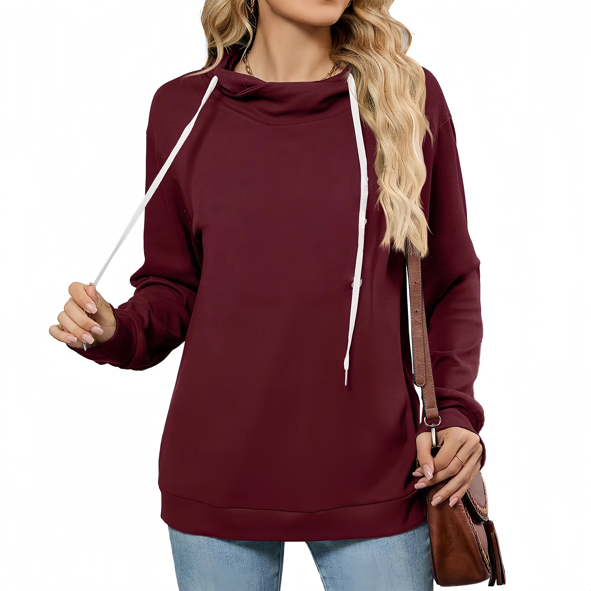 Women's Hooded Casual Long-sleeved Hoodie Free Shipping 3