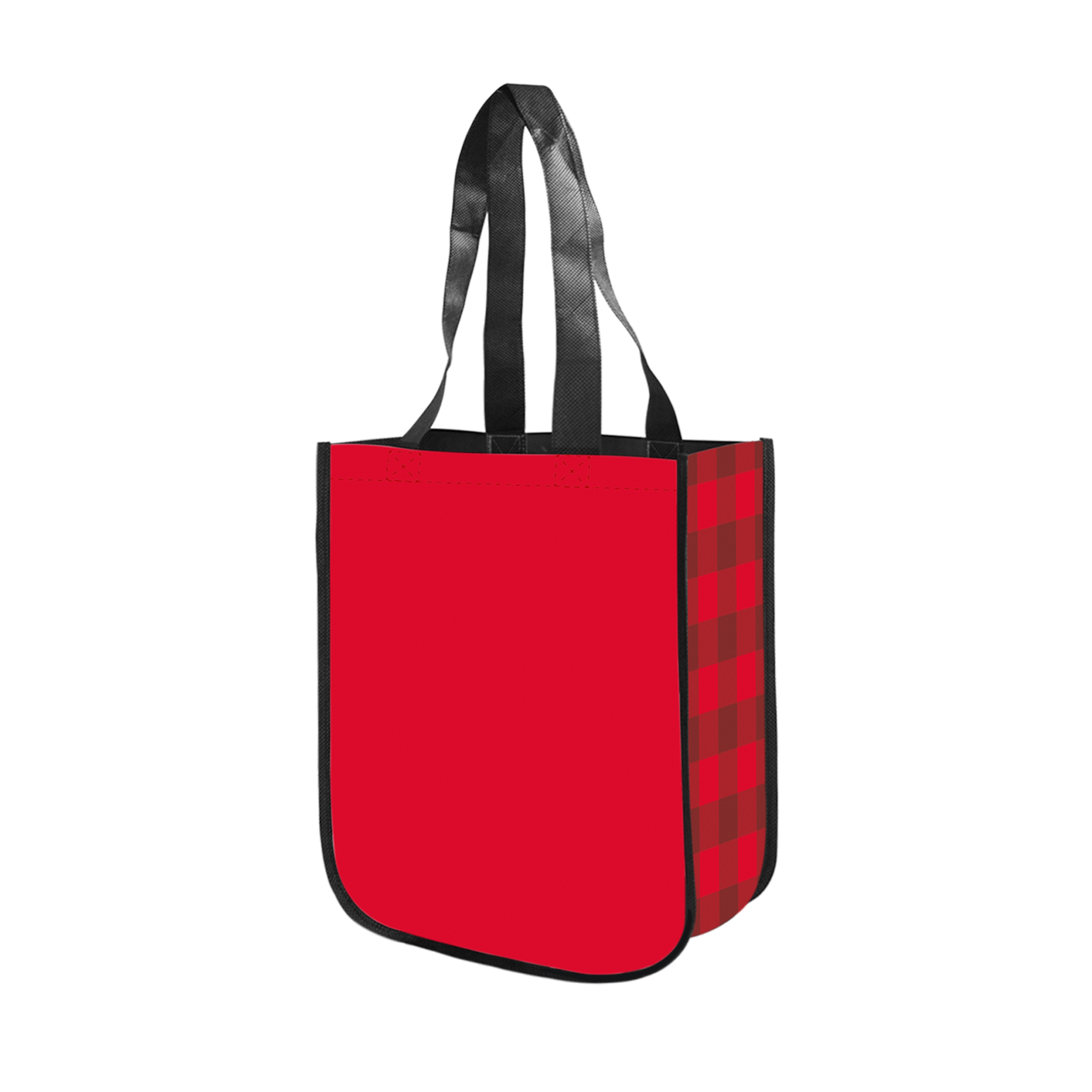 LOW MOQ US STOCK Lulu Lemon Style 130GSM Laminated Tote Bag-CLOSE OUT 1