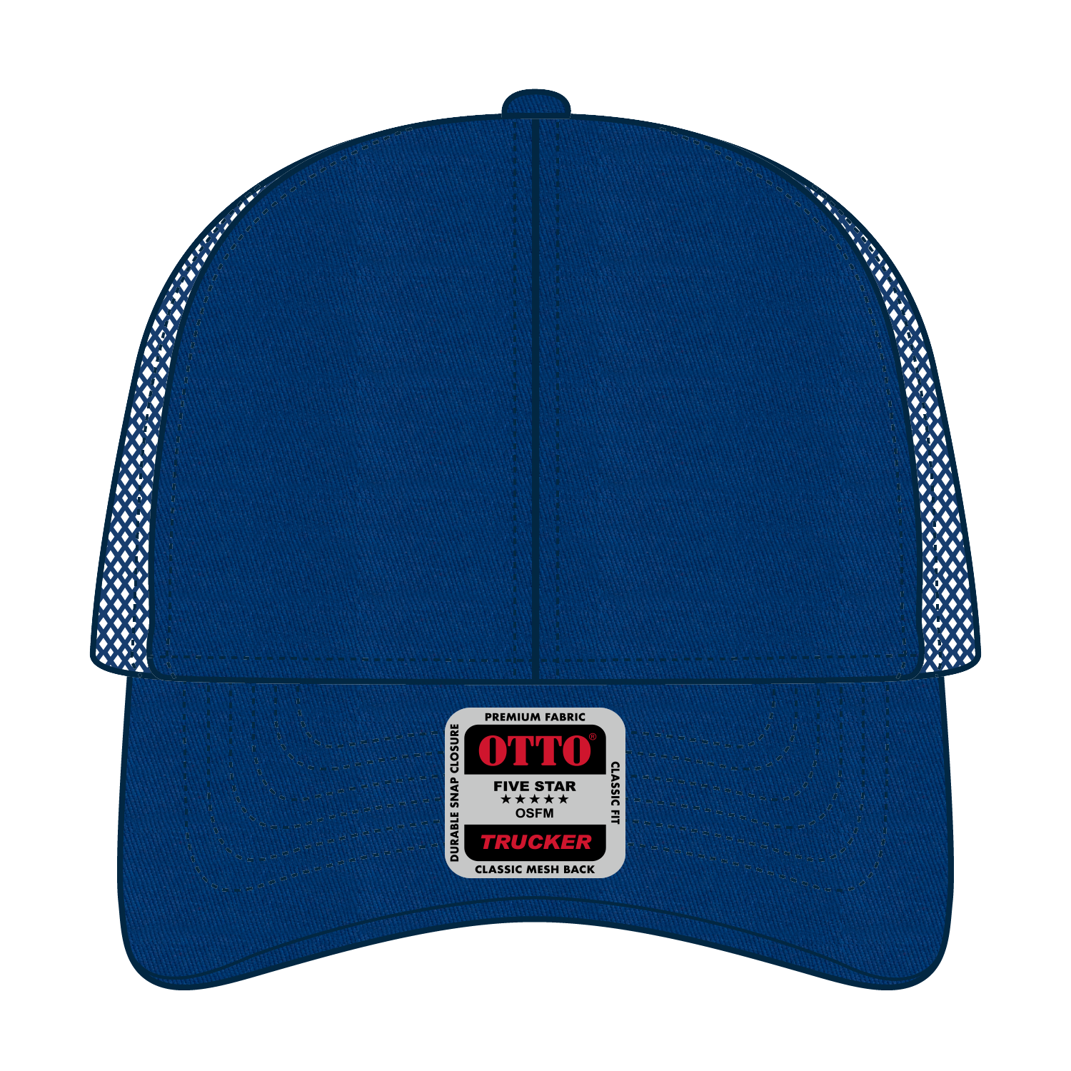 OTTO CAP® 6 Panel Low Profile Mesh Back Trucker Hat 46