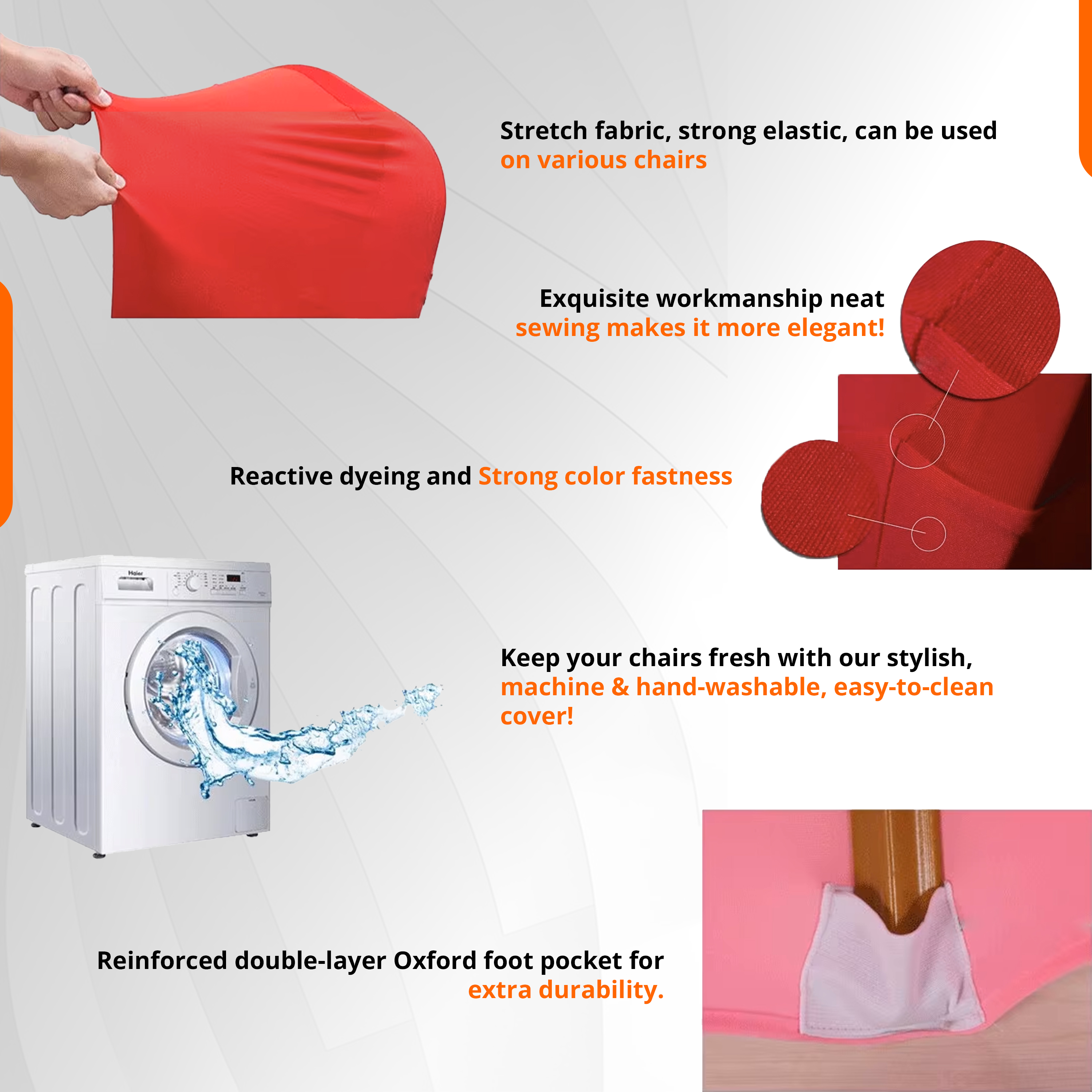 Stretch Spandex Chair Cover 9