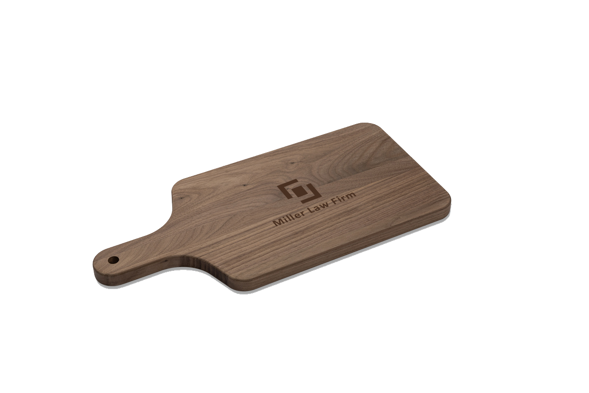 Walnut Cutting Board with Handle 17"x8"x3/4" 5