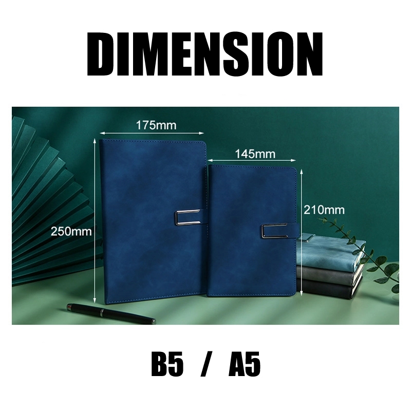 PU Leather A5/B5 Business Travel Journal Diary Notebook 2