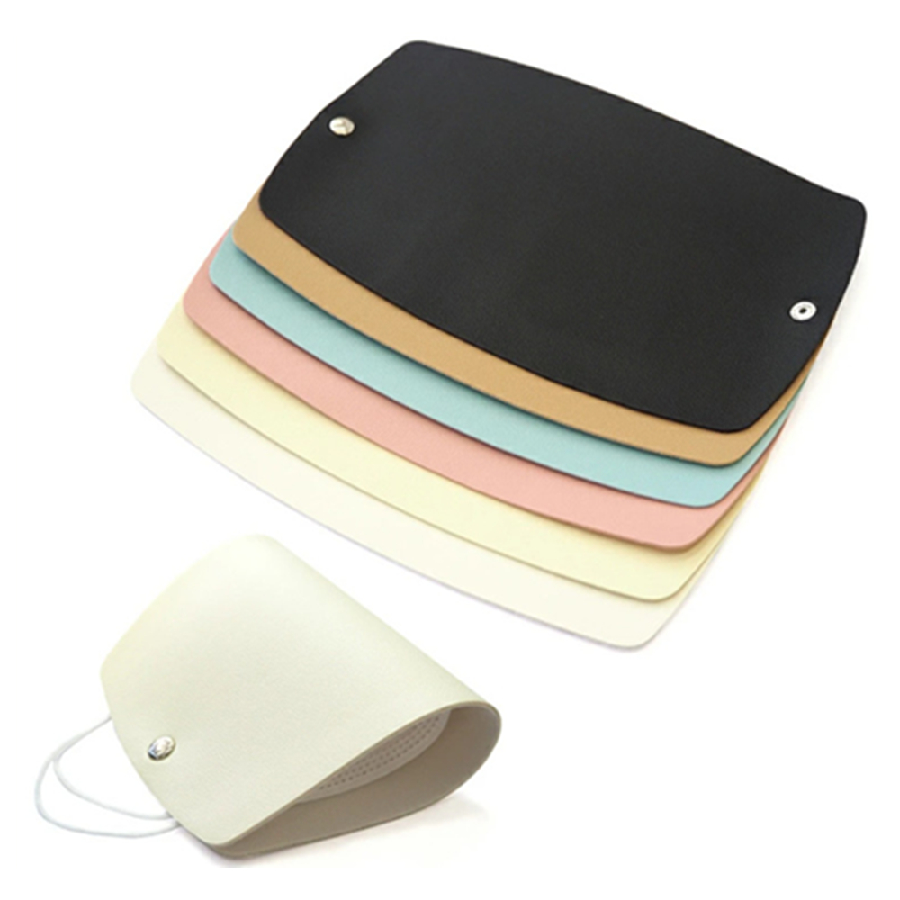 Leather Folding Face Mask Storage Organizer 4
