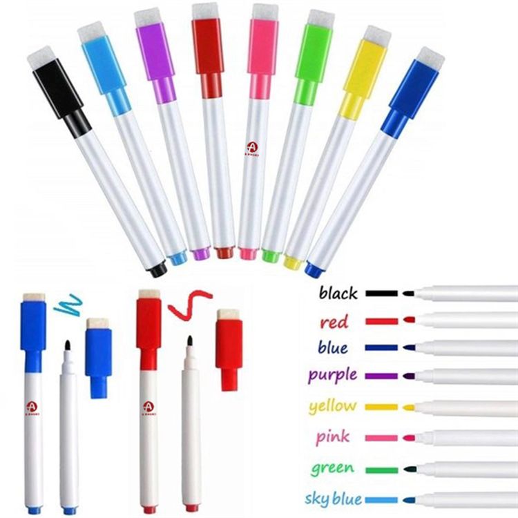 Whiteboard Marker Pen with Eraser 2