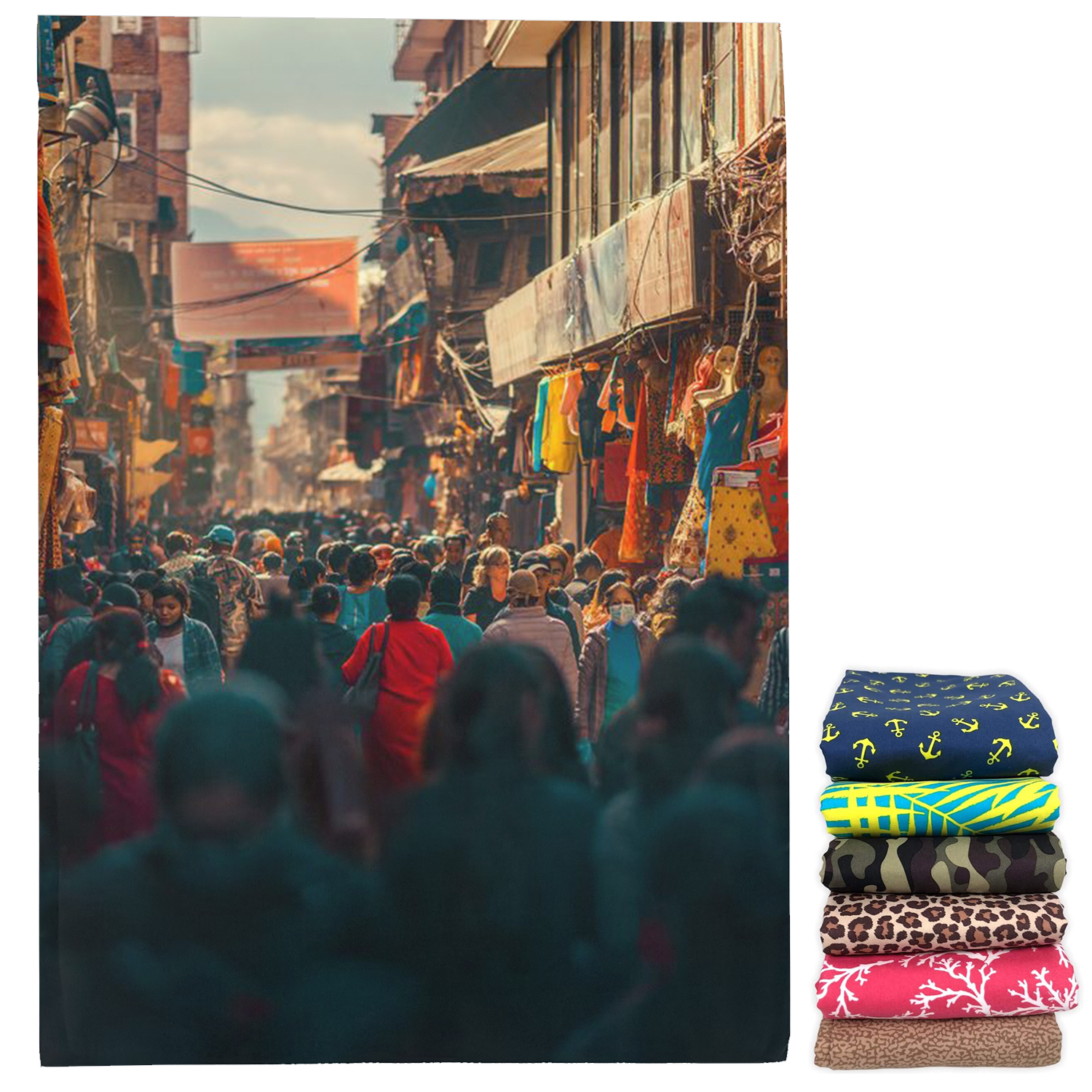 20" x 30" 110 GSM Sublimated Brushed Micro-Peach Pillowcase 2