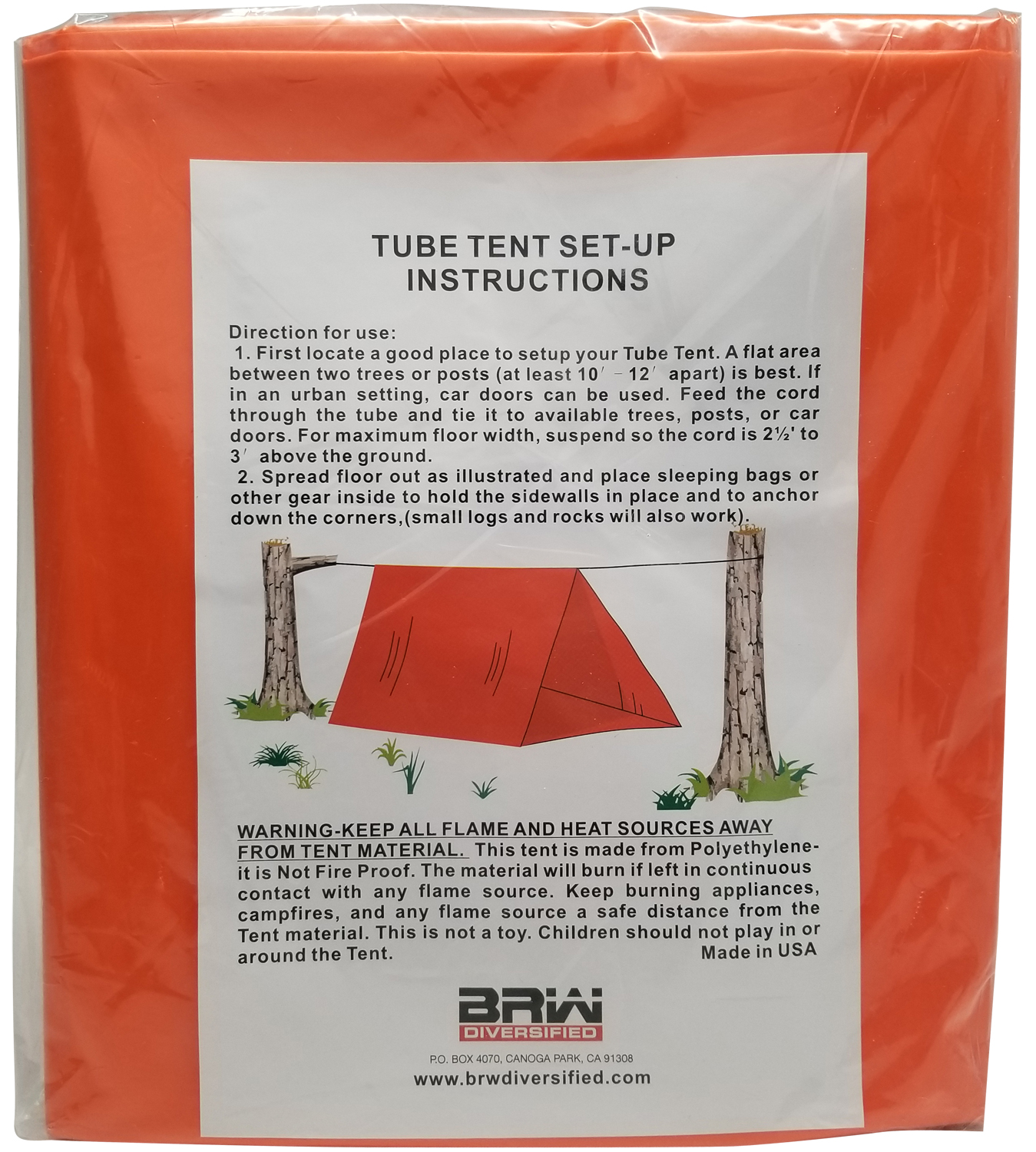 Tube Tent Lighweight Emergency Shelter 2