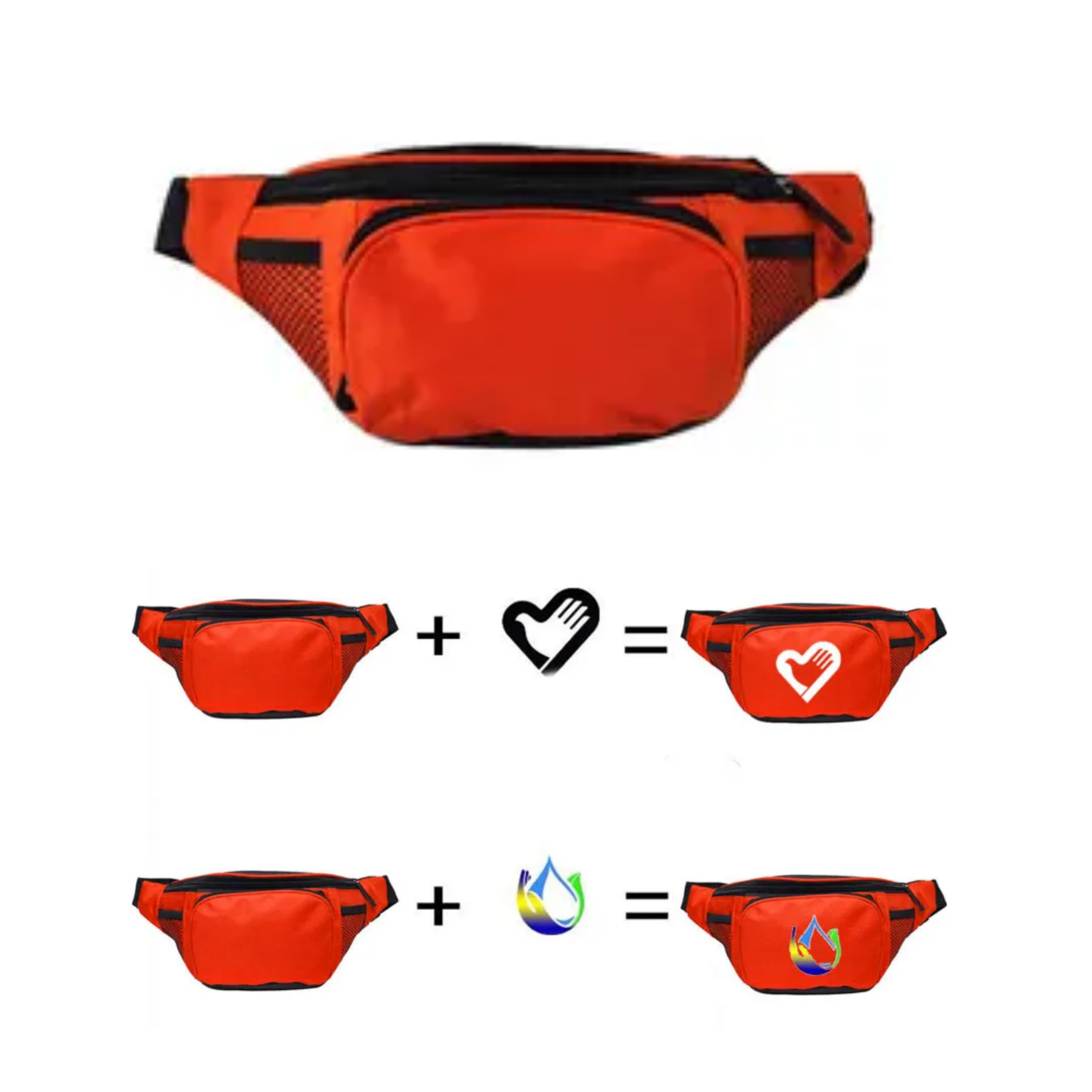 Waist Fanny Pack With Water Bottle Holder &Adjustable Strap 3